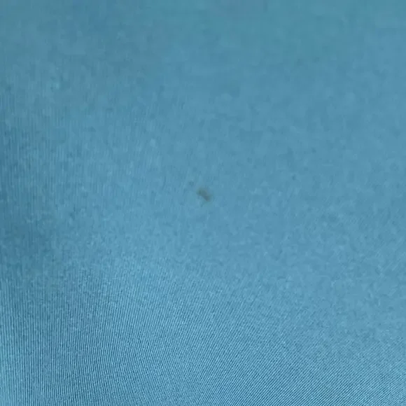 Vintage 70s Halter Dress Floral Pattern Triangle Bodice Teal Blue Pink Womens XS - Picture 5 of 10